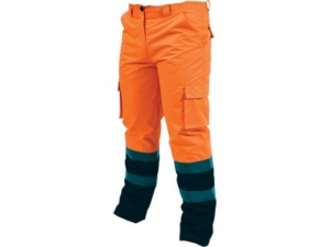 PANTALÓN DE INVIERNO DE ALTA VISIBILIDAD DE COLOR NARANJA TALLA S