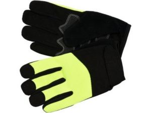 GUANTES DE CUERO AMARA CON REFUERZO T. 9