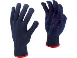 GUANTES DE ALGODÓN-POLIÉSTER, PUNTOS PVC, 'PSD'