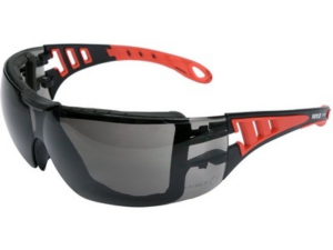 GAFAS DE SEGURIDAD CON LENTES Y CORREA GRISES