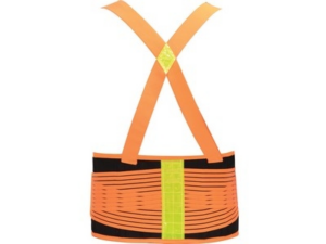 CINTURÓN DE SOPORTE ESPALDA DE ALTA VISIBILIDAD, NARANJA