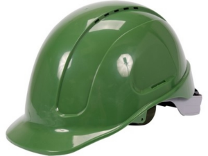 CASCO DE SEGURIDAD VERDE ALTO CONFORT ABS