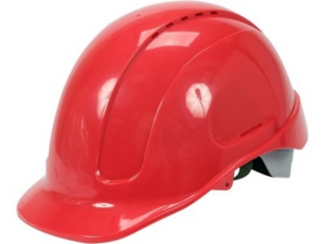 CASCO DE SEGURIDAD ROJO ALTO CONFORT ABS
