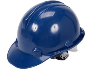 CASCO DE SEGURIDAD HDPE AZUL