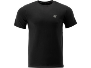 CAMISETA ALTA NEGRA CON ELAST. S. S