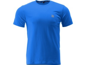 CAMISETA ALTA AZUL CON ELAST. S. S