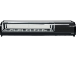 VITRINA SUSHI 6x1/3GN 153x42x29,5 NEGRO