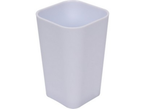 VASO CUBOIDE BLANCO