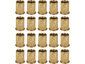 TUERCAS REMACHABLES DE ACERO CON ROSCA M4, 20 UDS