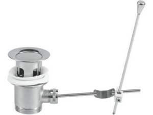 VALVULA AUTOMATICA PARA LAVABO LATON CROMADO 1-1/4