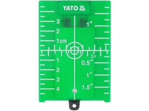 TARJETA DE OBJETIVO LASER VERDE CON IMÁN