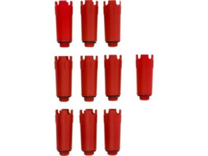 TAPON PLASTICO LARGODE SELLADO ROJO 1/2'M 10PCS