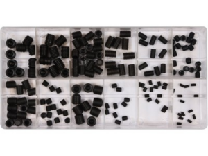 SURTIDO DE TORNILLOS SIN CABEZA DE 160 PIEZAS
