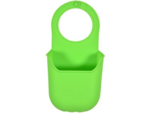 SOPORTE/PORTA ESTROPAJO PARA FREGADERO SILICONA VERDE
