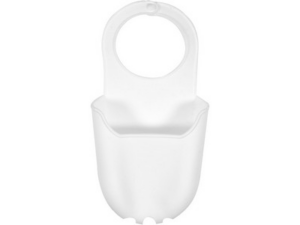 SOPORTE/PORTA ESTROPAJO PARA FREGADERO SILICONA BLANCO