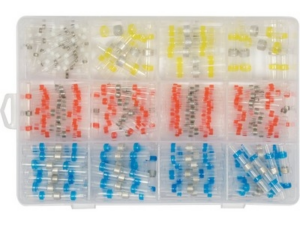SE VENDEN 220 PIEZAS DE CONTENEDOR TERMORETRÁCTIL. JUEGO DE 0,25-6 MM