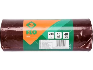 SACOS/BOLSAS DE RESIDUOS PERFORADAS PARA HOJAS 200L 10UD
