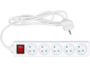 REGLETA DE EXTENSIÓN CON PUESTA A TIERRA CON INTERRUPTOR 5S 1,5M