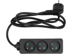 REGLETA CABLE DE EXTENSIÓN CON TOMA DE TIERRA 3S 1.5M