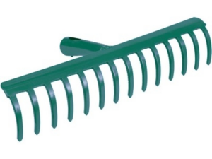 RASTRILLO DE ACERO DE 34 CM, 14 DIENTES, SIN MANGO