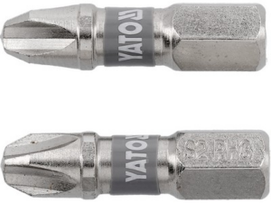 PUNTAS DESTORNILLADOR 1/4 25MM PH3 2 UDS Ni