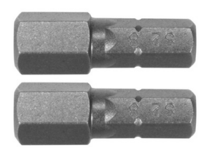 PUNTAS DESTORNILLADOR 1/4 25MM HEX H8 2 UDS