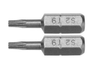 PUNTAS DESTORNILLADOR 1/4 25MM TORX T9 2 UDS