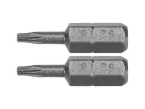 PUNTAS DESTORNILLADOR 1/4 25MM TORX T8 2 UDS
