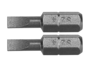 PUNTAS DESTORNILLADOR 1/4 25MM, 4MM 2 UDS