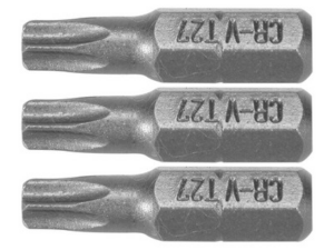 PUNTAS DESTORNILLADOR 1/4 25MM TORX T27 3 UDS