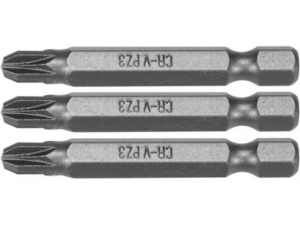 PUNTAS DESTORNILLADOR 1/4 50MM PZ3 3 UDS