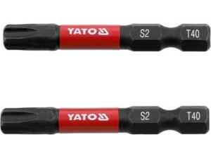 PUNTAS DE ATORNILLADOR DE IMPACTO 1/4 50MM T40 2PC