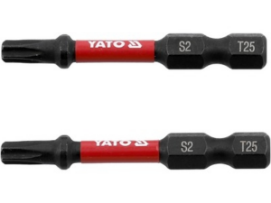 PUNTAS DE ATORNILLADOR DE IMPACTO 1/4 50MM T25 2PC