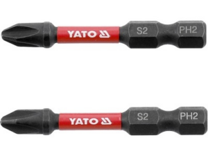 PUNTAS DE ASTORNILLADOR DE IMPACTO 1/4 50MM PH2 2PC