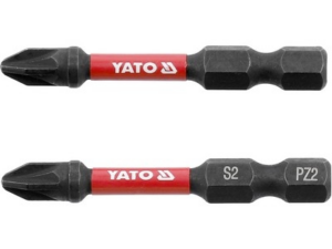 PUNTAS DE ATORNILLADOR DE IMPACTO 1/4 50MM PZ2 2PC