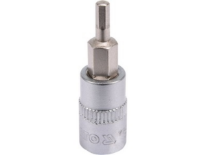 PUNTA DE VASO HEXAGONAL 1/4' 3MM L37MM