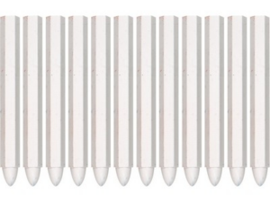SET DE TIZAS 12 UDS COLOR BLANCO