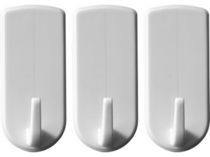 PERCHA PARA COLGAR AUTOADHESIVOS 3 PIEZAS