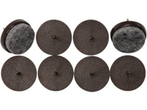 PATINES DESLIZANTES PARA MUEBLES DE FIELTRO CLAVOS DE ACERO 8 UDS