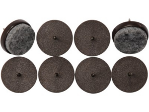 PATINES DESLIZANTES PARA MUEBLES DE FIELTRO CLAVOS DE ACERO 8 UDS