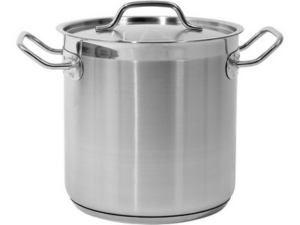OLLA PROFUNDA CON TAPA INOX 20x20CM 6,3L
