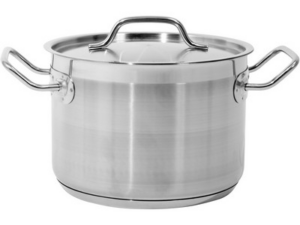 OLLA MEDIANA CON TAPA SS 20x14CM 4,4L