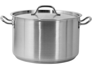 OLLA MEDIANA CON TAPA SS 36x22CM 22,4L