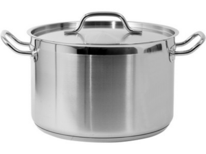 OLLA MEDIANA CON TAPA SS 28x18CM 11,1L