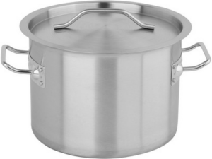 OLLA CORTA C/TAPA 25X18 9L