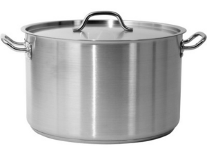 OLLA BAJA CON TAPA INOX 40x25CM 31,4L