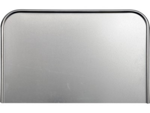 PLACA CORTACHISPAS METALICA GALVANIZADA PARA ESTUFA 30x50CM
