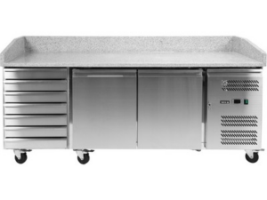 MOSTRADOR REFRIGERADO PARA PIZZA 580L 7 CAJONES
