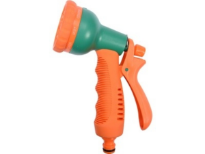 PISTOLA/RIEGO  PULVERIZADORA DE PLÁSTICO DE 8 PATRONES JARDIN