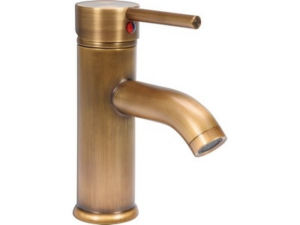MEZCLADOR LAVABO RETRO BRONCE 2